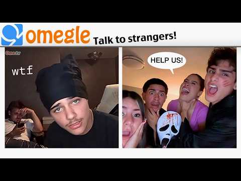 Scaring People on Omegle All Night (PART TWO)