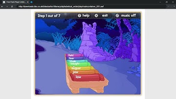 BBC Bitesize KS1 Literacy Alphabetical Adventure Walkthrough