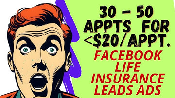 How to Generate Quality  Life Insurance Leads & APPTS on Facebook (ads) Marketing (GUARANTEED)