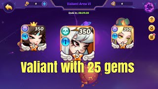 Idleheroes: Valiant Push With SFX Fqv and Eloise with 25 Gems
