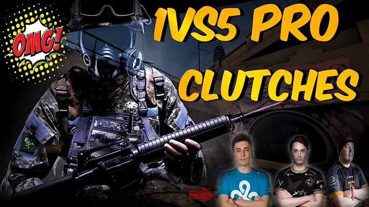 CS:GO - 1vs5 Pro CLUTCHES (1v5 ACE Clutch Montage) ft. shroud, GeT_RiGhT, flusha & more