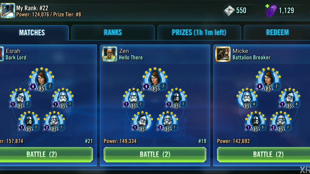 SWGOH GAS counter mix team YouTube