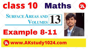 class 10 chapter 13 example 8 to 11 Aeras Related to circles by Ak Yadav | Akstudy1024