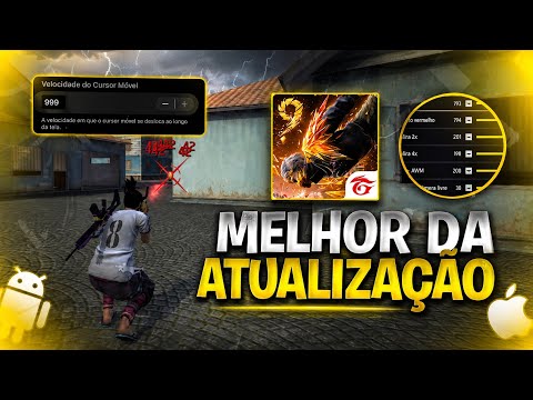 ATUALIZADA 2026!🔥 A MELHOR SENSIBILIDADE para SUBIR CAPA NO IPHONE NA NOVA ATUALIZAÇÃO do FREE FIRE