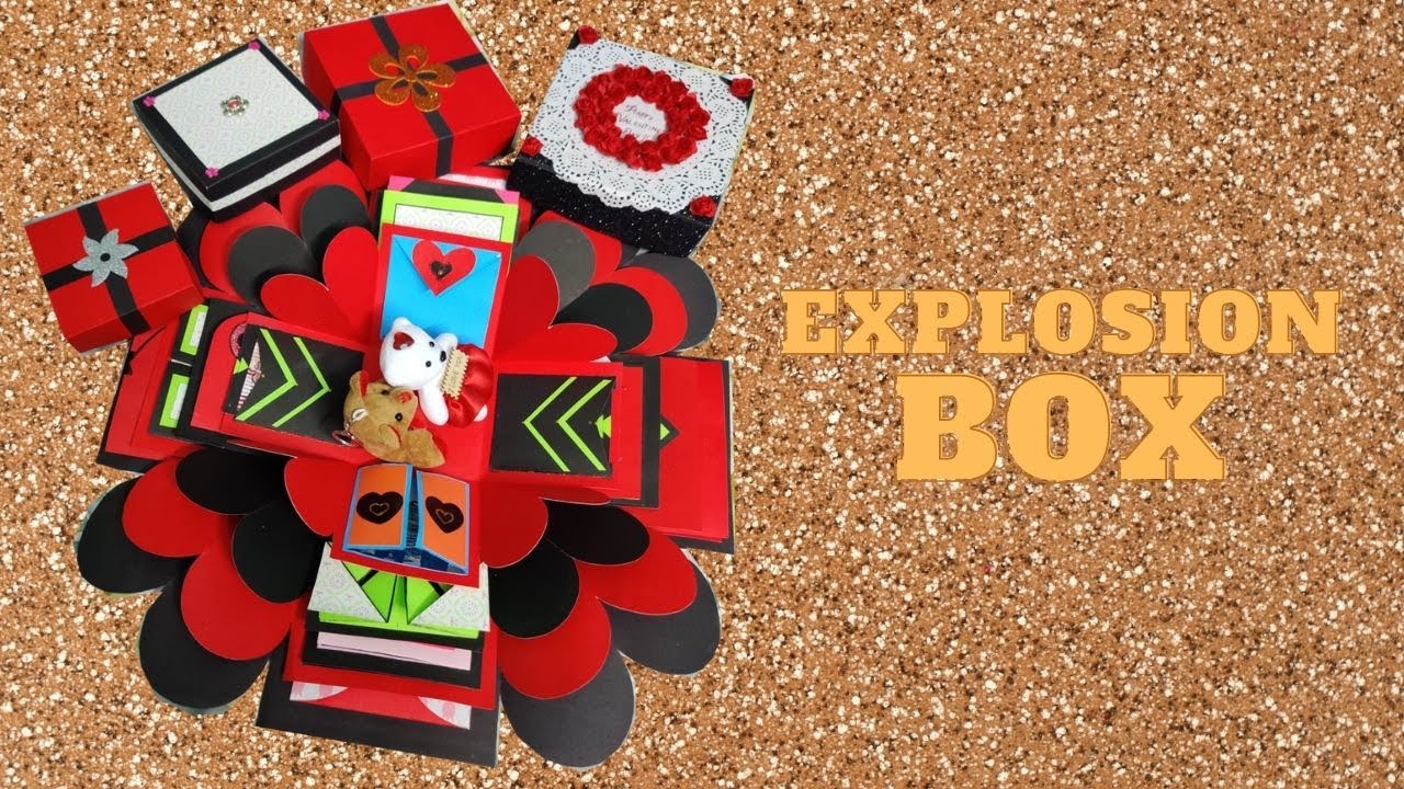 Explosion Box Gift Explosion Box Love Explosion Box YouTube