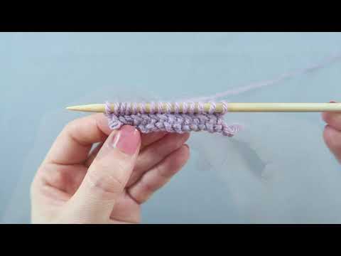 How to knit Herringbone Stitch