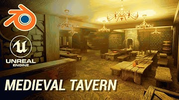3D Tavern Environment Modelling | Blender x Unreal Engine 5