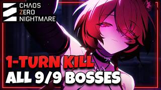 ARABELLA 1-TURN KILL OTK ALL 9/9 NEBULA BOSSES | CHAOS ZERO NIGHTMARE