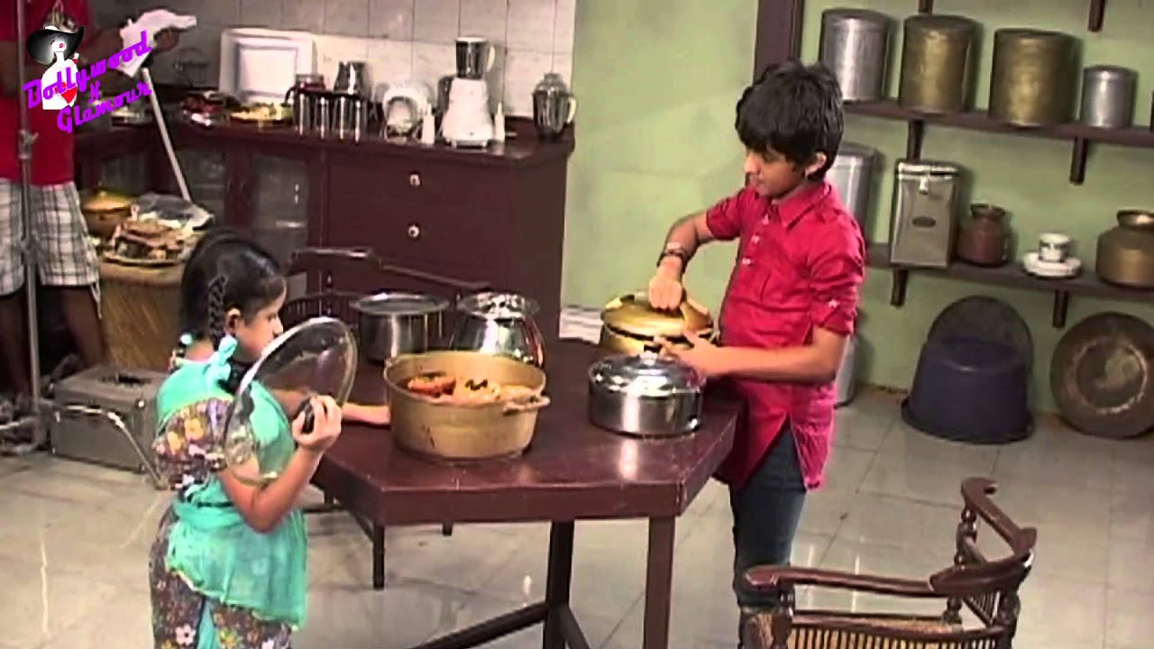 On location of Tv Serial 'Veera'  Birthday preparations of Birji's Didi