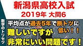 倍率 新潟 入試 県 高校