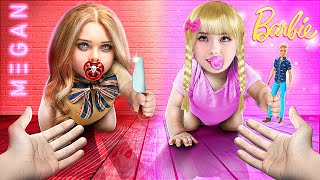 Barbie vs M3GAN Challenge! Extreme Toy Battle!