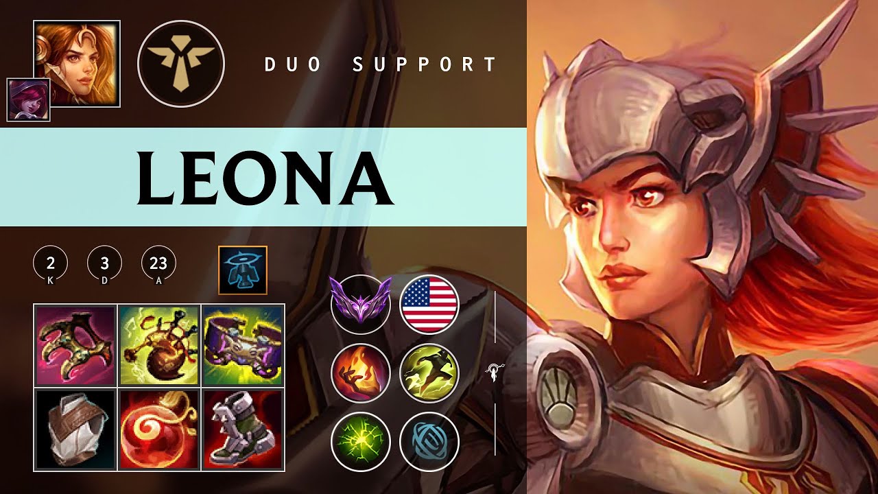Leona Support vs Karma - NA Master Patch 26.01