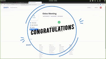 Integrated single user Zoom with Odoo