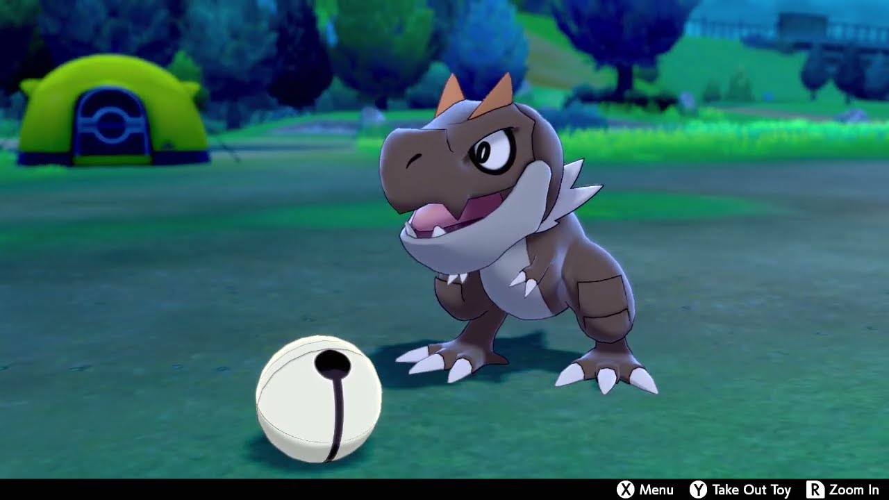 Tyrunt In Camp - Pokemon Sword & Shield