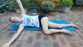 Mobility exercises for back pain- Bretzel windmills