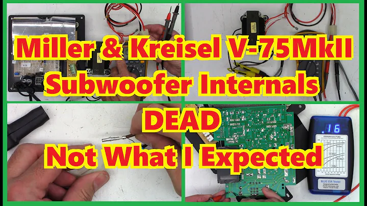 Miller and Kreisel V-75MkII Subwoofer internals se...