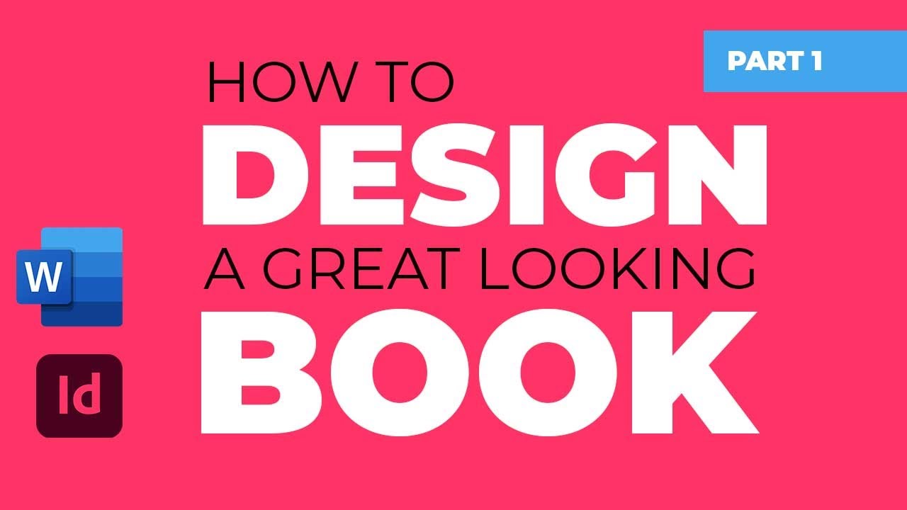 How to design a book - Part 1 - YouTube