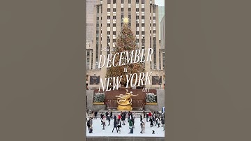 CHRISTMAS IN NEW YORK IS HERE!!! 🎄