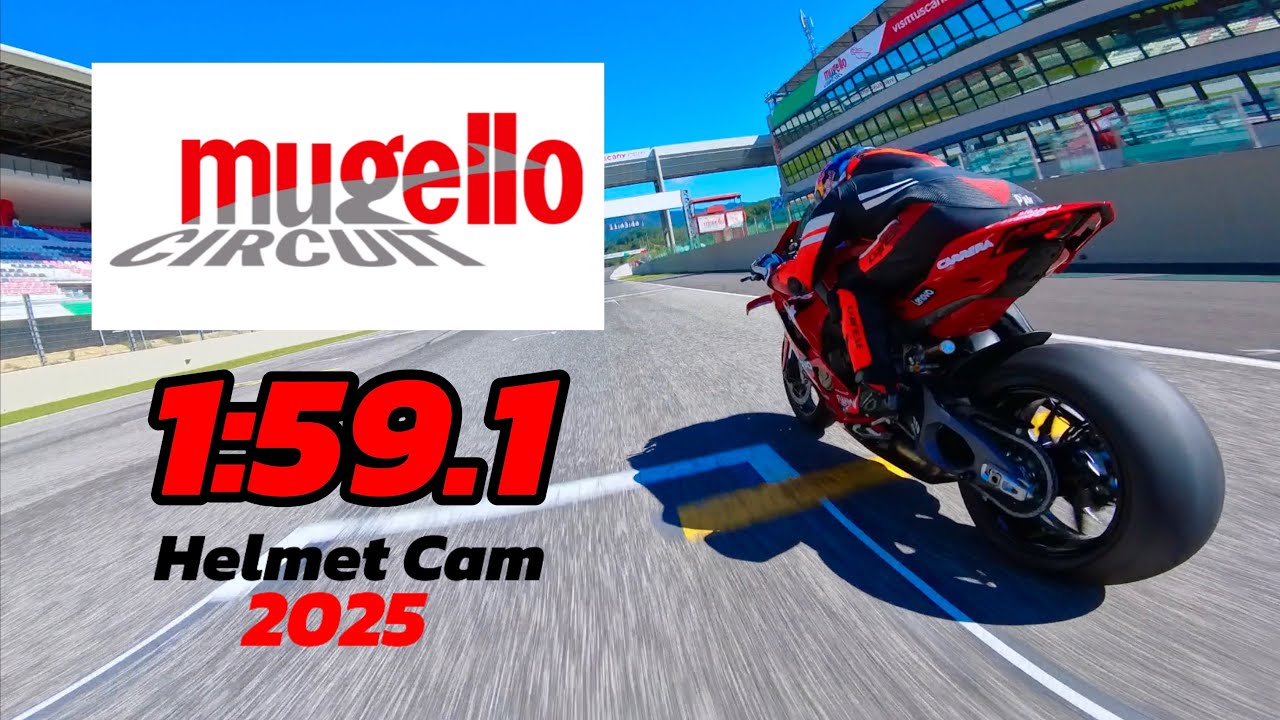Mugello helmet cam onboard 1:59.1 | Honda CBR1000RR with Jenny Tinmouth 2025 