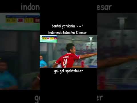 Menang telak 4-1 atas Yordania, Indonesia lolos perempat final AFC U23 2024