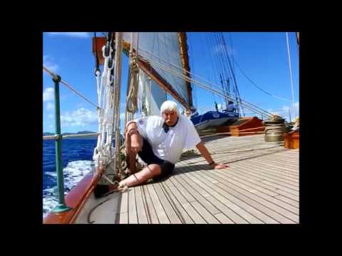 Tom Cunliffe sailing on schooner Eleonora