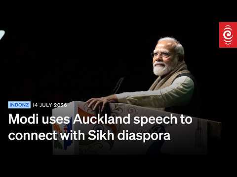 Modi uses Auckland speech to connect with Sikh diaspora | RNZ