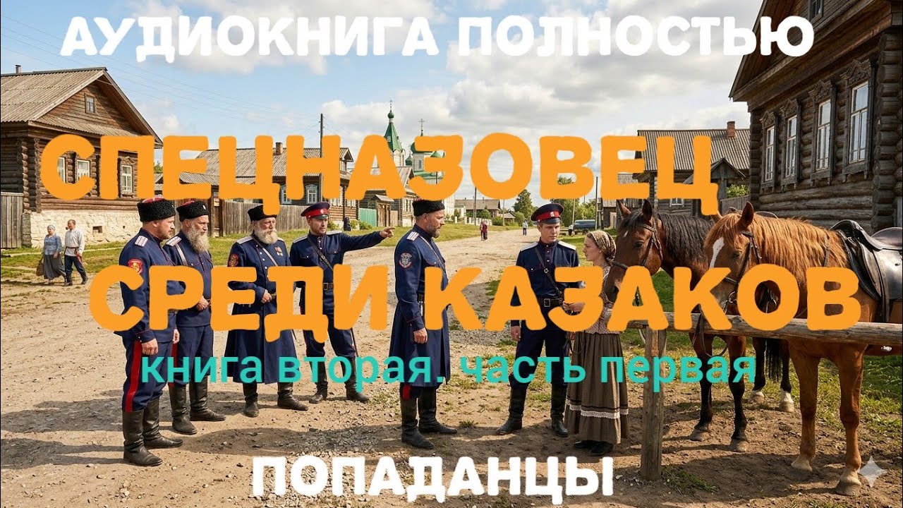Аудиокнига полностью. Спецназовец среди казаков. Книга вторая. Часть первая / попаданцы 