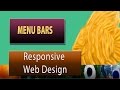 How to Make a Responsive Menu Bar Targeting Cell Phones