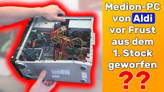 Medion-PC von Aldi vor Frust aus dem 1. Stock geworfen ❓❓ 😬