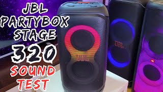 NEW 2024 JBL Partybox Stage 320 SOUND TEST Max Volume Bass Boosted