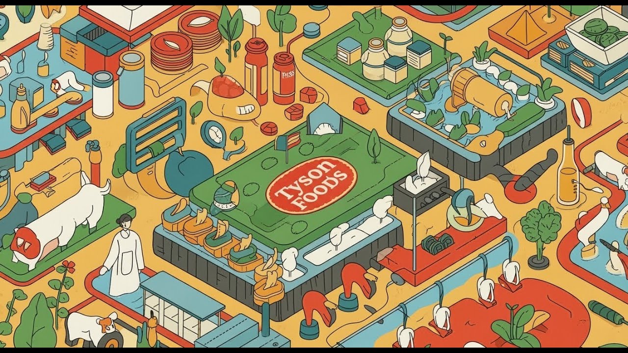 Tyson Foods : From Farm To Fork Supply Chain Analysis  - Fortune 500 Company | Business Analysis
