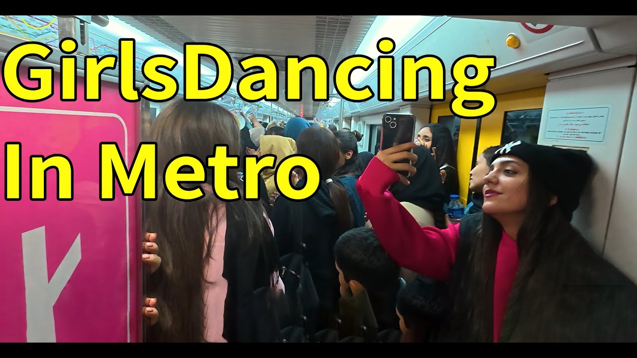 Girls Dancing in Tehran Metro  Iranian Women Expressing