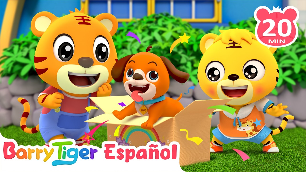 El perrito Bingo y más canciones infantiles en español 🐶 | música infantil 🎶 | BarryTiger