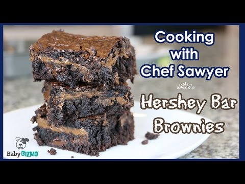 RECIPE: How to Make Hershey Bar Brownies with Kid Chef Sawyer