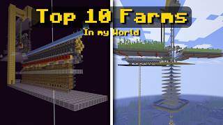 10 Minecraft Farms Ranked | My #1 Makes 3,500 Gold Blocks an HOUR