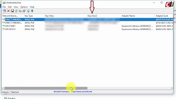 WEP- of WPA-key terugvinden