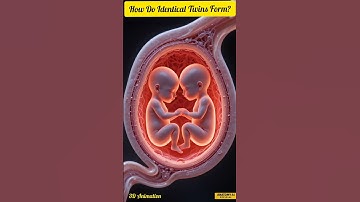 How Identical Twins 👶👶Form in the Womb | Twin Pregnancy Explained Step by Step