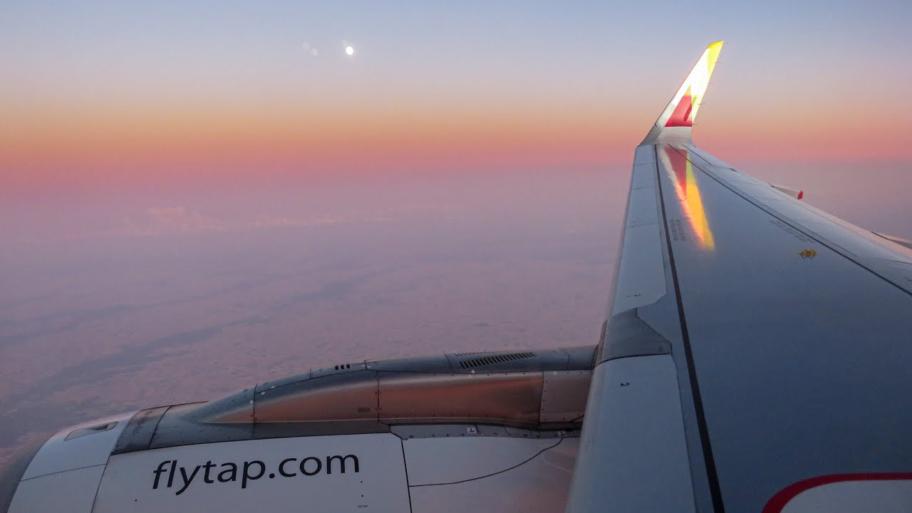 *Great Sunset* TAP Air Portugal | BRAND NEW Airbus A320neo | Lisbon (LIS) - Geneva (GVA) 