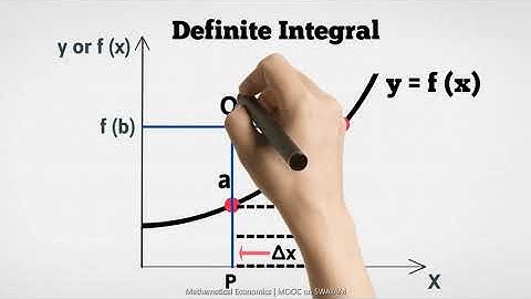 Geometric Interpretation of Definite Integral | Mathematical Economics