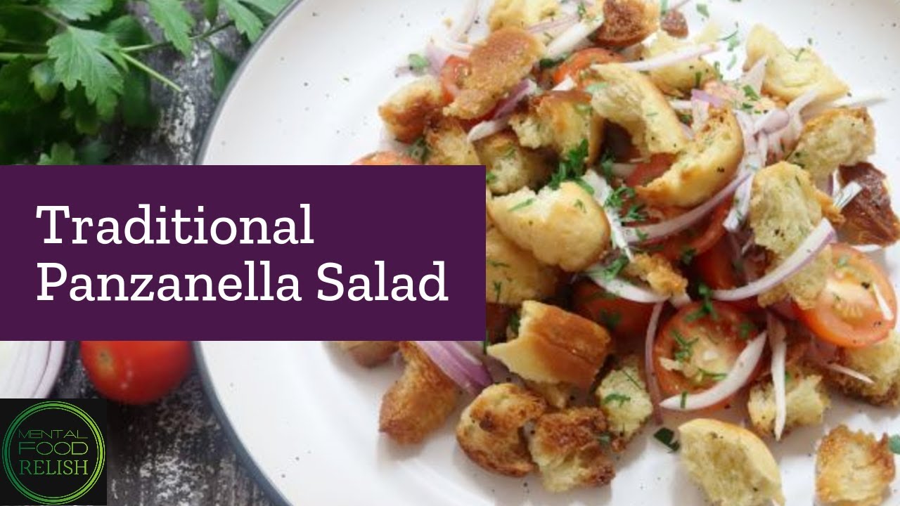 Traditional Panzanella Salad Recipe - Recipes using stale bread