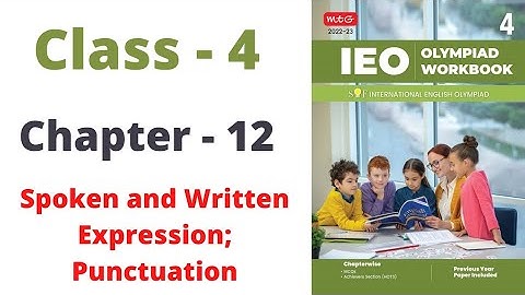 IEO~  International English Olympiad |Class- 4 |C - 12 | Spoken and Written Expression; Punctuation