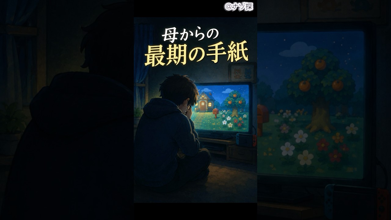 【実話】亡き母がゲームの中に残した“最後の手紙”に涙が止まらない #shorts #感動する話