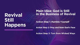 God Still Revives: Humble Prayer, Repentance, Renewal