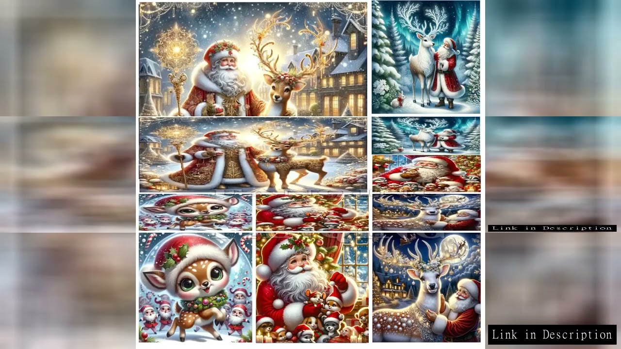 5D Christmas Diamond Painting Santa Claus Deer Series Full Rhinestone Mosaic Embroidery Cross Stitch