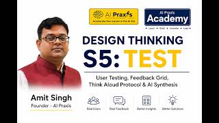 Design Thinking Session 5: Test | User Testing, Feedback Grid, Think Aloud Protocol & AI