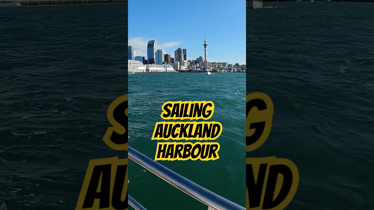 Auckland Harbour From a Yacht is Absolutely Unreal #NewZealandTravel #BucketList #Explore
