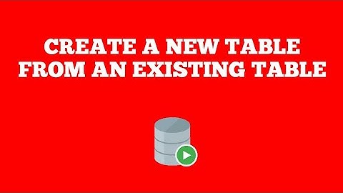 Create a New Table From an Existing Table | Oracle SQL Tutorial for beginners | Techie Creators