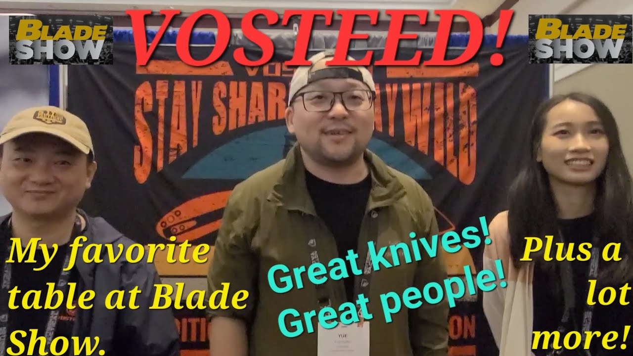 Blade Show 2023 rapup! Vosteed Takcom OTF Cobratec and Dirk Pinkerton! Knife reviews to come!