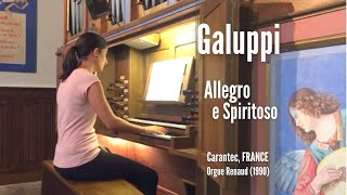 B. GALUPPI - Allegro e spiritoso (Anne-Isabelle de Parcevaux, organ)