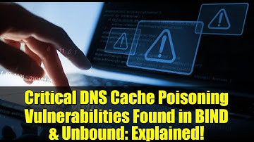 Critical DNS Cache Poisoning Vulnerabilities Found in BIND & Unbound: Explained!
